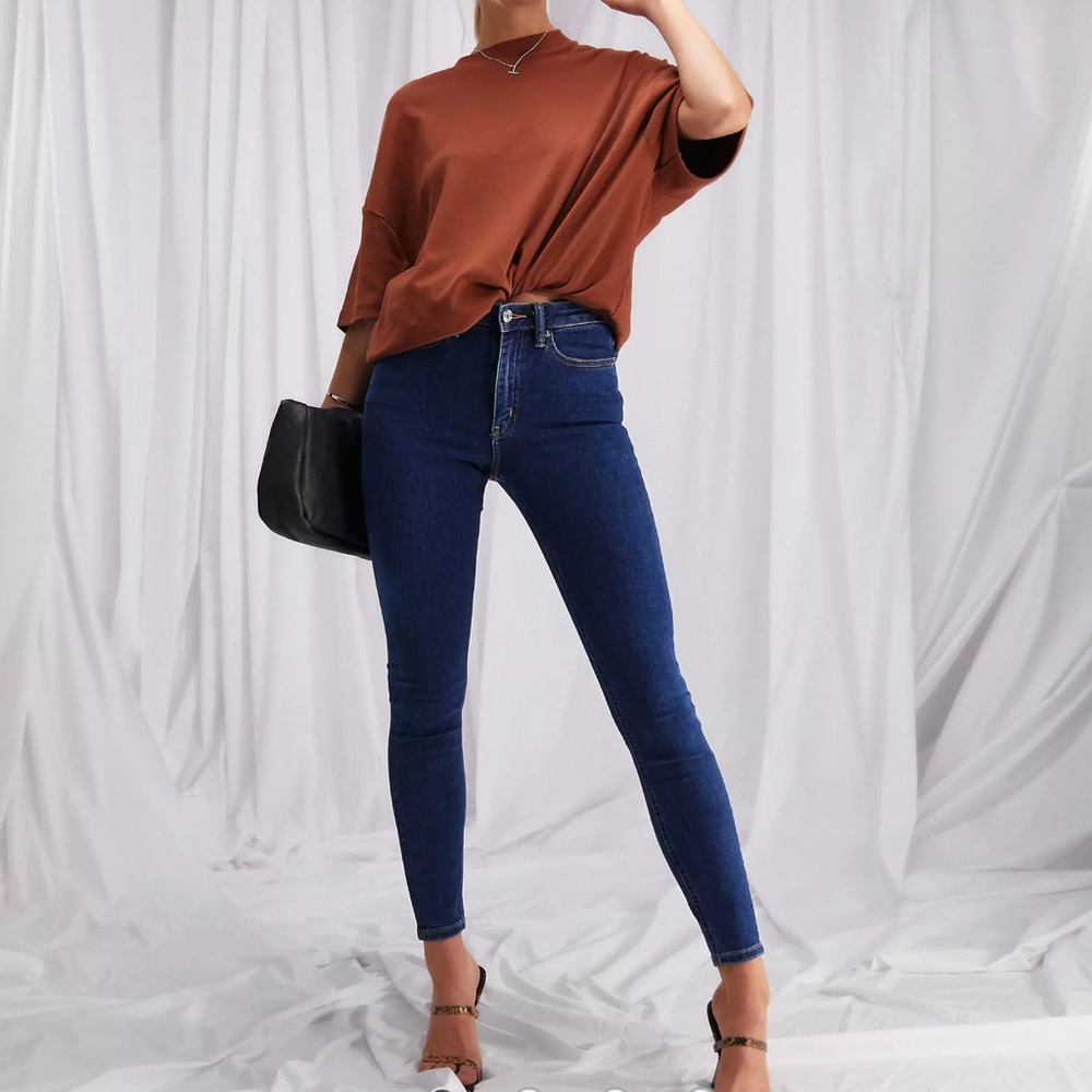 ASOS DESIGN High Rise Ridley Skinny Jeans 28/30
